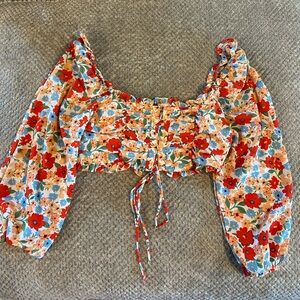 Women’s Long Sleeve Crop Top